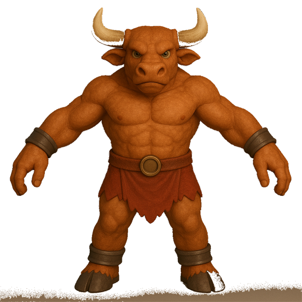 Minotauro, criatura do jogo Rookie